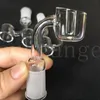 Newest 2mm Thick XL Quartz Banger Quartz Nail With 25mm OD Female Male 10mm 14mm 18mm 45 90 Degrees Domeless Quartz Nail