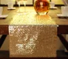 1pcs 30cm180cm Silvergold Color Sequin Table Runners Sparkly Bling Table Runner Wedding Party Decoration