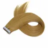 50gset PU Tape Coil Coiffure Tourt les extensions de cheveux humains droits 20pcSet Tapes 1 1b 2 4 6 8 27 6131019059
