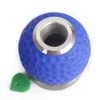 Creativo nuova pallina da golf rotonda in silicone fumo cappuccio utensili utensili accessori narghilè set completo di carbonella in acciaio inossidabile