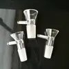 Adaptador de acessórios para tubos de vidro, cachimbos de água bongs de vidro hooakahs duas funções para plataformas de petróleo bongos de vidro