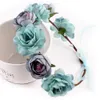 New Bohemia Handmade Flower Crown Wedding Wreath nuziale copricapo fascia Hairband Hair Band Accessori per le donne Lady