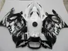 3 regalos gratis para Honda CBR600F3 97 98 CBR 600F3 CBR600 1997 1998 ABS carenado de motocicleta blanco negro AA19