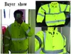 2017 Roupas de Segurança Ao Ar Livre Alta Visibilidade Refletiva Jaqueta Impermeável Capa de Chuva Algodão Quente Acolchoado Vestuário de Trabalho Roupas de Inverno 248K