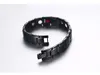 Mode Gezondheid Energie Armband Bangle Mannen Zwarte Sieraden Titanium Rvs Bio Magnetische Armband voor de mens vrij door DHL