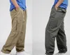Nueva primavera verano pantalones cargo de talla grande para hombre pantalones sueltos de algodón pantalones para hombre 3xl 4xl 5xl 6xl