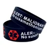 1PC Alert Malignant Hyperthermia Silicone Wristband 1 Inch Wide A Great Message to Carry In Case Emergency