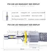 H1 H3 H4 H7 H11 9005 9006 9012 H13 CREE CAR LED Headlight bulbs 104W 12000LM kits Auto lighting headlamp 4300K 6000K fog