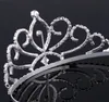 Kız Taçları Rhinestones Düğün Takı Gelin Başlıkları Doğum Günü Partisi Performans Pageant Crystal Tiaras Düğün Accessor2979810