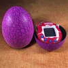 Kreativa nyaste roliga tamagotchi husdjur leksaker pingvin form färgglada elektroniska tamagochi leksaker med tumlare äggform förpackning chris2339967