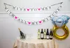 Fröken till Mrs, med alla mina tikar Henfest och bröllopsfest Bunting Banner Paper Garland Photo Booth Prop Photobooth