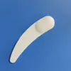 Wholesale-200pcs New Mini Cosmetic Spatula Scoop Disposable Mask White Plastic Spoon Makeup Maquillage Tools