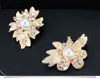 30% de desconto tom de prata pequenos broches de ouro limpar Rhinestone flor Pin pérola atacado jóias de casamento nupcial acessórios Mix 12 desgins DHL