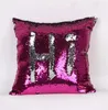 Único lado Lantejoula sereia capa de almofada Pillow Cor mágico Alterar Glitter Lance fronha Início fronha decorativa