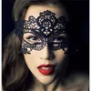 Worldwide Black Sexy Lady Halloween Lace Mask Cutout Eye Mask för Masquerade Party Fancy Mask Kostym för Halloween Party 1000pcs