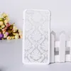 Nouveau Vintage Cour Fleur Mat En Plastique Dur PCl Creux Sur La Peau Translucide Couverture Arrière Cas De Téléphone Iphone 6s plus Iphone 6 4.7