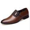 Man Point Toe Jurk Schoen Italiaans Designer Formele Mens Jurk Schoenen Lederen Zwart Trouwschoenen Heren Flats Bureau voor Mannelijk