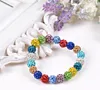 Buono A ++ Fashion 20 bracciale con sfera di diamanti in cristallo perline fai da te gioielli fatti a mano FB292 ordine della miscela 20 pezzi molto braccialetti con ciondoli