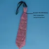 Flashing Light Up Bow Tie Necktie LED Mens Party Lights Sequins Bowtie Wedding Glow Props Christmas gifts Party items