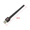 Freeshipping Mini PC Wifi Adapter 150M USB WiFi Receiver Antenna External Wireless PC Computer Network Card 802.11n/g/b LAN