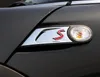 Chrom Metall Außenzubehör Autoaufkleber Rot Mini Cooper S Auto Emblem Aufkleber Logo Dekoration Styling224e