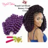 8 Quot Jumpy Wand Curls szydełka syntetyczne włosy włosy janet crochet włosy warkocze Jamajskie odbijanie warkocz Kinky Curly H1668155