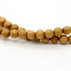 10 stks / partij 8x108 Klassieke Tibetaanse rozenkrans voor mannen en vrouwen hete Wenge Wood Natural Yellow Hout Prayer Mala Beaded Armbanden of Ketting