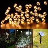 Umlight1688 Énergie solaire Guirlande lumineuse LED 22M 200 LED solaire extérieur étanche Fée Guirlande lumineuse LED pour jardin Décoration de Noël