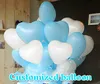 500PCS A LOT 10inch customized hearts advertise balloons printing with logo for party decoration Festival party supplies by express