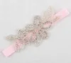 Baby Kids Girls Pearl Flower Leaves Hair Band Rhinestone Fashion Headband YH402