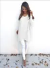 Hurtownie-2016 Jesień Dorywczo Sweter Kobiety Moda V-Neck Długi Rękaw Sweter Boże Narodzenie Sweter Cienka Bawełna Loose Long Pull Femme Odzież