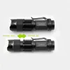 Mini Penlly 2000lm مقاومة للماء LED Torch Torch 3 أوضاع قابلة للتكبير القابلة للتكبير ، فانوس الضوء المحمول استخدام AA 14500 Batter1012045