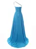 Jedno Ramię Gradient Szyfonowe Prom Dresses Sparkle Beaded Cekinowa długość podłogi Długie Ombre Formalna Wieczór Druhna Party Suknia Specjalna okazja Dress QC442