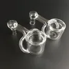 XXL Double Quartz 열 뱅커 쿼츠 탄수화물 캡 50mm OD 14mm 18mm 조인트 오일 장비 유리 봉 유리 봉