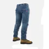 Fashion Komine PK718 Motorcycle Trousers Kevlar Denim Jeans Motocross Moto Pants Jean With Protector Pad S-3XL free shipping