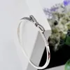 Dorapang Fine Jewelry 925 Sterling Silver Bangle with Women Wedding Party Clear CZ Fashion Bow Tie Diamond Bracelet Fit Love 8016702206