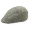 Unisex Zomer Beret Hol Ademend Mesh Cap Gorras Planas Flat Newsboy Barets Caps Vintage Hoed