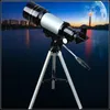 Freeshipping 150x Professional Refractive Astronomical Telescope with Tripod HD Monocular Spotting Scope 300/70mm Telescope