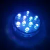 1PCS cheap 10 LED Submersible Light RGB Remote Control Waterproof LED Candle Lamp Floral Vase Base Light Party Decoration