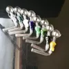 Bone Bend Bend Bongs Glass vattenrör rökrör perkolator glas bongs oljebrännare vattenrör oljeriggar rökning med dropper