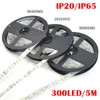 100m Warm LED Strip Light 2835 5050 5630 SMD RGB Wit Blauw Groen Rood Waterdicht Niet Waterdichte 300LEDS 3000 LM Flexibele Mix Kleur