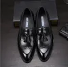 Nuovo arrivo Plus Size Scarpe da uomo in pelle di mucca vintage Business Formal Brogue Scarpe a punta intagliate Oxford vintage Abito da sposa