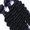Продажа Продажа Перуанский бразильский индийский малазийский удлинение волос глубокая волна 8-30 дюймов человеческие волосы утк