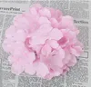 18cm71quot Hortensia artificiel Hortensia Decorative Silk Flower Head for Wedding Wall Archdiy Hair Flower Decoration Accessory Pro6626209