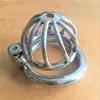 Cage de chasteté masculine Super petite en acier inoxydable, jouets sexuels BDSM pour hommes, dispositif de chasteté, verrouillage du coq pour empêcher l'érection du pénis