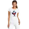 Fashion Halloween Costume Cartoon magician Printed T-shirts Summer Harajuku Women/Lady Casual White Short Sleeve Tops