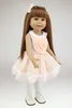 Amerikan Kız Bebek Prenses Bebek 18 İnç / 45cm, Yumuşak Plastik Baby Doll Oyuncak Oyuncak İçin Çocuk