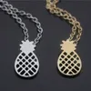 Fashion Pendant Necklaces For Women Gold Silver Plated Pineapple Chokers Necklace Link Chain Jewelry Friend Gift