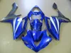 ヤマハYZF R1 07 08 blue Black FairingsセットYZFR1 2007 2008 YI10の注入ボディワークフェアリングキット