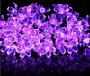 Sollampor 50LEDS Flower Blossom Dekorativ Ljus Vattentät Vit Fairy Garden Outdoor Christmas Solar LED Light